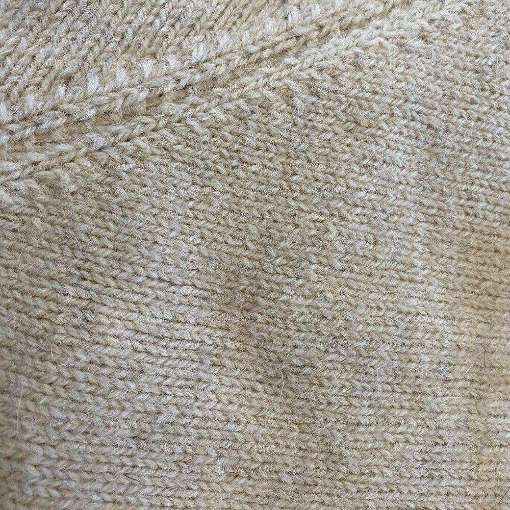 Swaledale Woollens Cardigan Womens Ivory Sz M-L 100% British Wool Cottage Granny - Picture 6 of 8